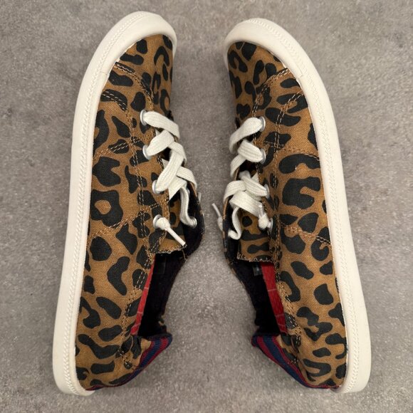 Dr. Scholl's 8.5 Brennen Slip On Sneakers Leopard Animal Cheetah Scholls Shoes - Picture 7 of 16